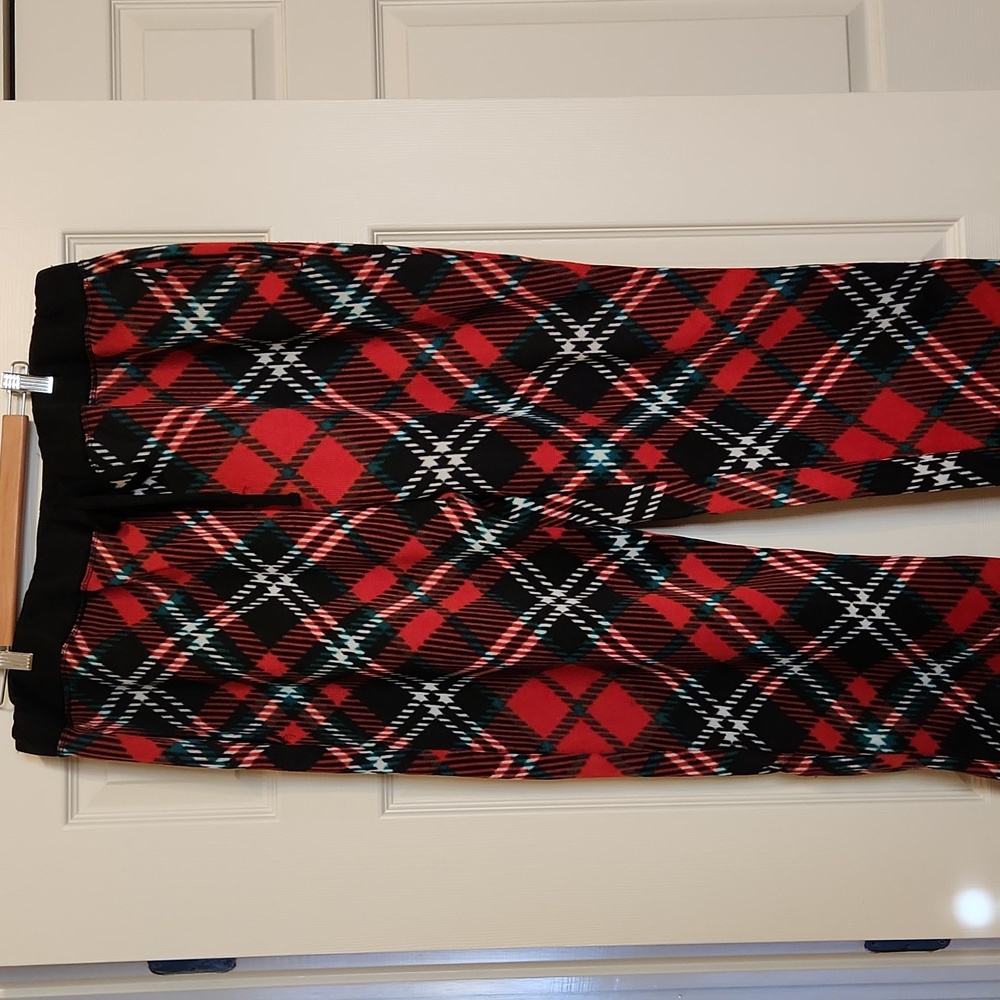 George 3XL plaid fleece lounge pants, like new